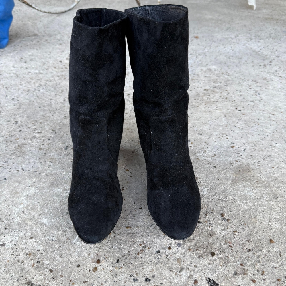 Coach Black Suede Boots
